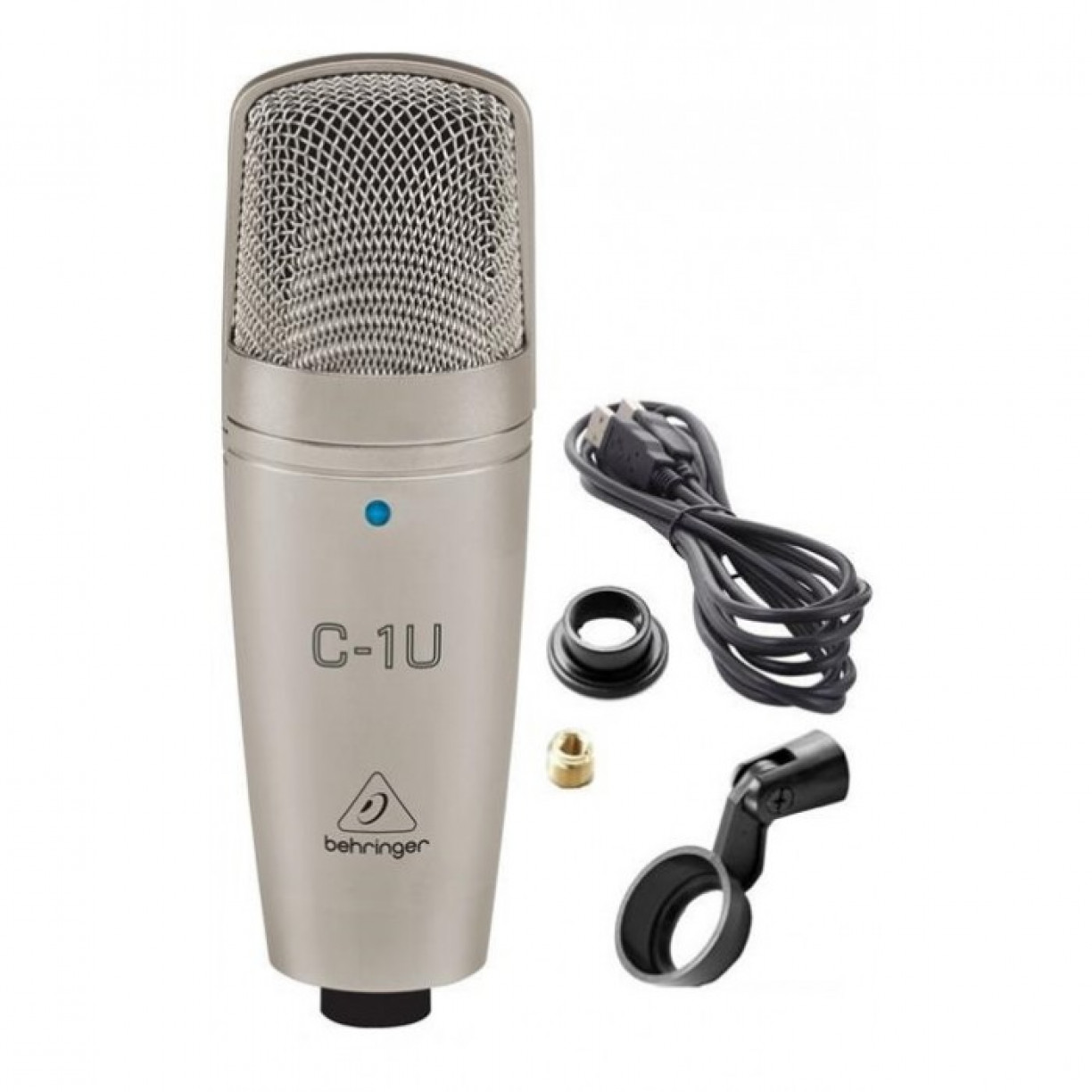 Behringer C-1U Professional Large-Diaphragm Studio Condenser USB Microphone